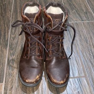 Ugg Kesey waterproof lace up boots